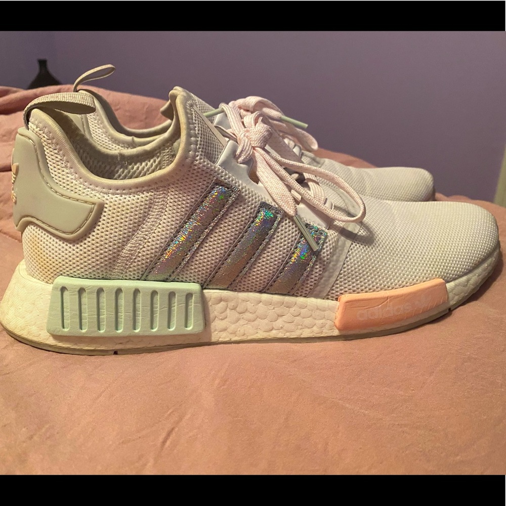 Adidas NMD with holographic stripes